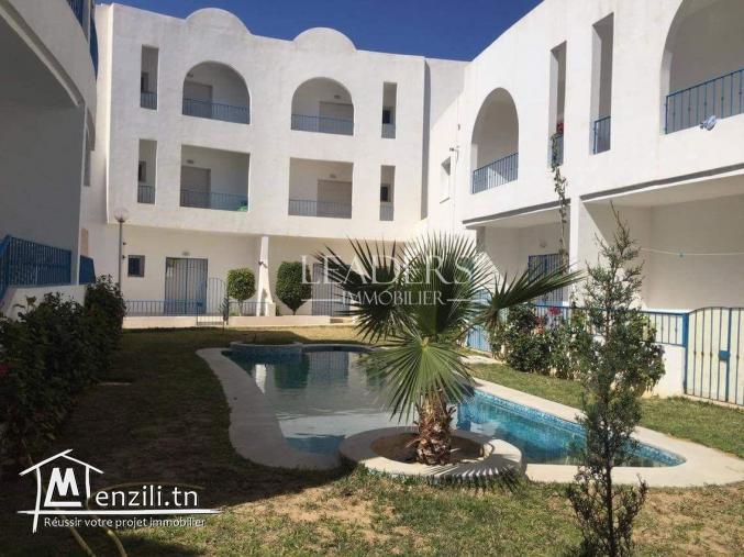AV un appartement avec piscine  à Bni khiar Nabeul