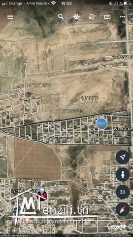 terrain a vendre résidence les flamants roses Raoued plage