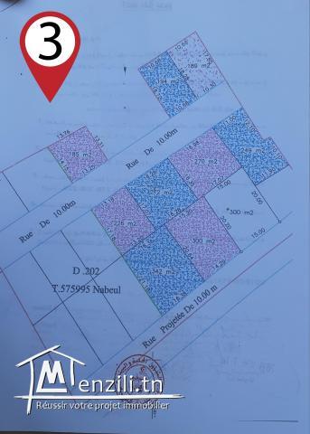 Lots de Terrains à vendre Ezzahra, Hammam Laghzez, Nabeul