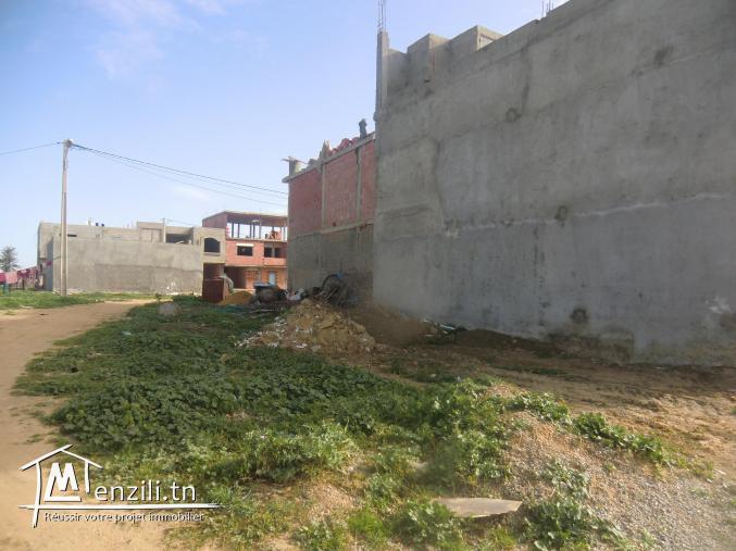 lot de terrain sur deux routes