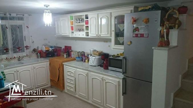 Rez_de_jardin usage S+2 habitation haut standing Ennasr