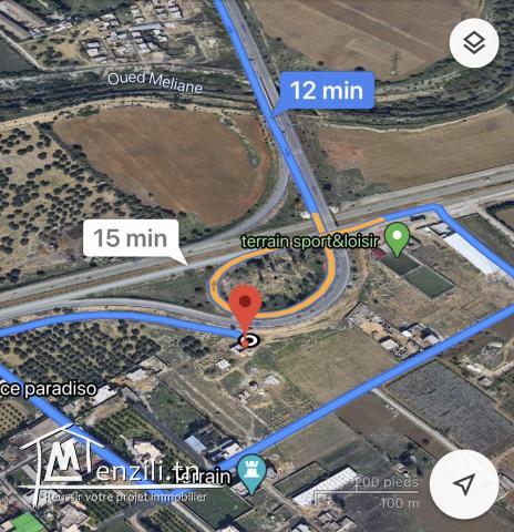 Terrain à vendre à BOUMHEL 