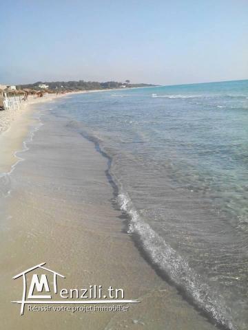 terrain vu panoramique a la plage