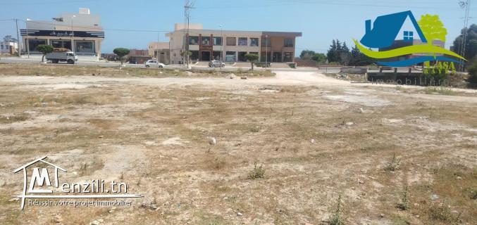 تقسيم جديد في مدخل قليبية على الطريق الرئيسي