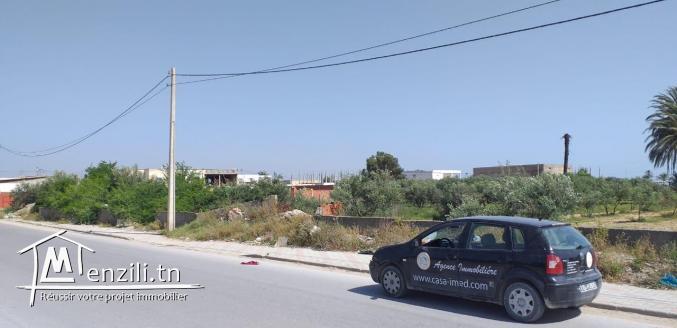 un superbe terrain de 580 m²   à chotrana 1