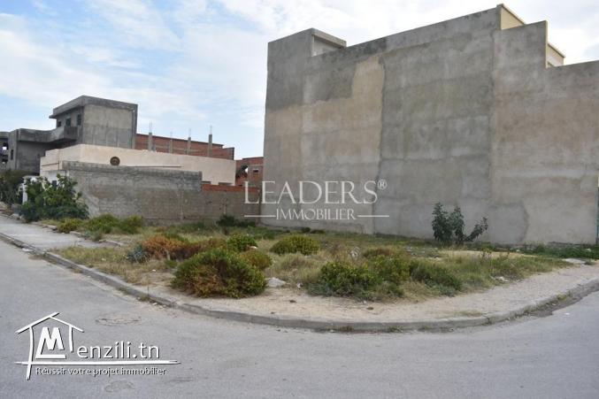 Terrain de 285 m² à vendre à borj cedria