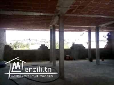 Maison RDC avec 1etaje fini et 2,3 étage avec dalle à MENZEL JEMIL :BIZERTE