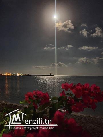 ليلة واحدة بـــ 100 دينار على البحر عين قرنز قليبية