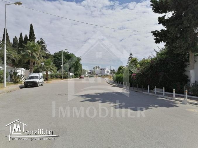 un superbe terrain sur deux façades à 5min de corniche Hammamet