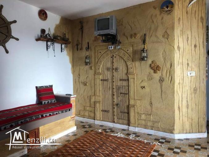 villa a louer au bord de la mer d'el haouaria cap bon