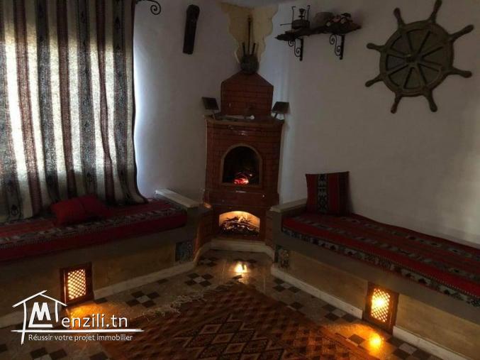 villa a louer au bord de la mer d'el haouaria cap bon