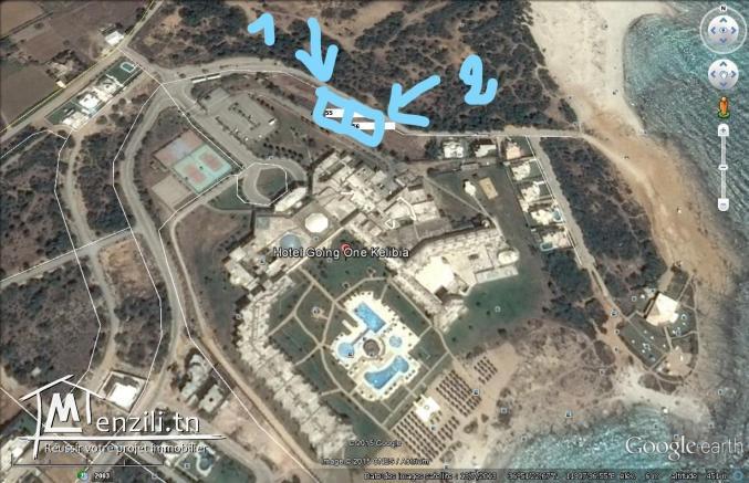 2 lots de terrains à vendre kelibia