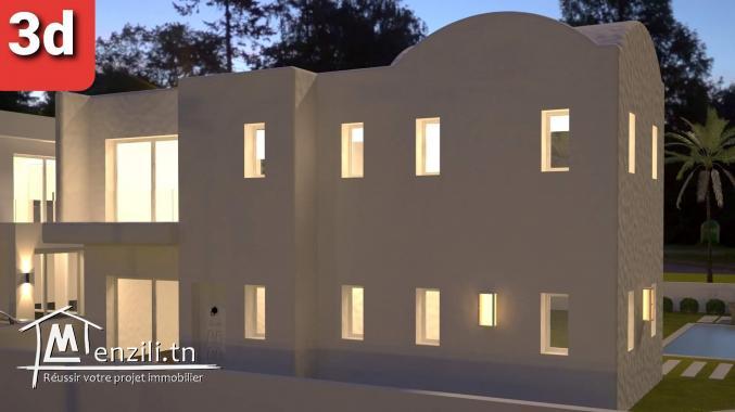 Une Villa jamais était habitée à vendre à hammamet