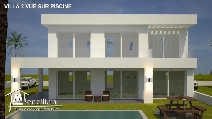 Une Villa jamais était habitée à vendre à hammamet