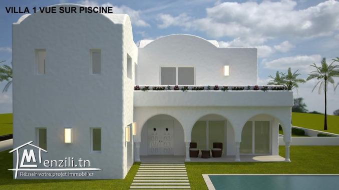 Une Villa jamais était habitée à vendre à hammamet