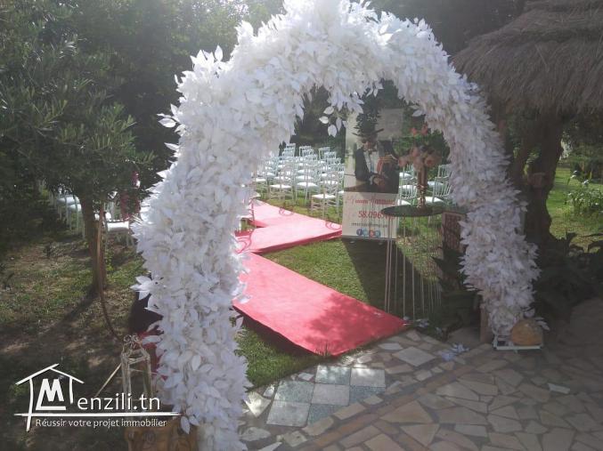 Espace vert pour vos cérémonie