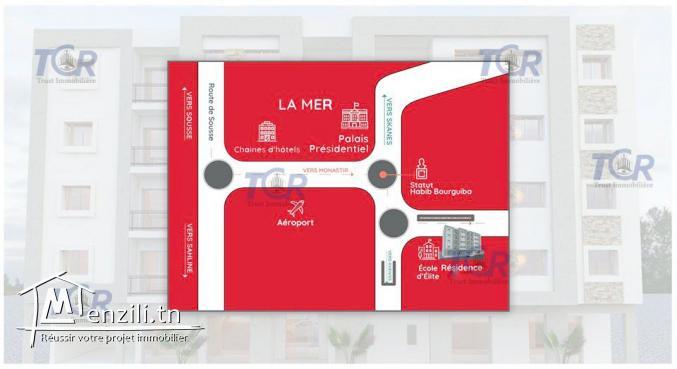 APPARTEMENTS NEUFS DANS UNE NOUVELLE RESIDENCE À MONASTIR