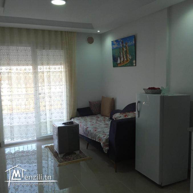 A louer un appartement meublé s+1 à sahloul 4
