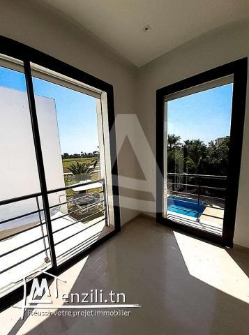 Location d’un étage de villa au Golf de Gammarth