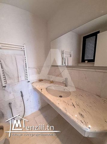 Location d’un étage de villa au Golf de Gammarth