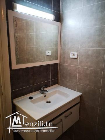 Location d'un appartement neuf s+2 avec un beau jardin à el menzah 9c