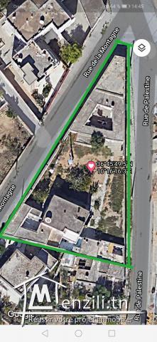 Terrain á vendre á Radès mongil