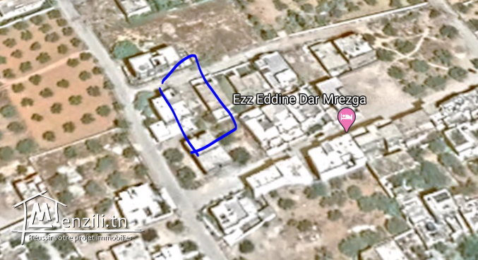 Terrain blanc à Hammamet (Mrezga)