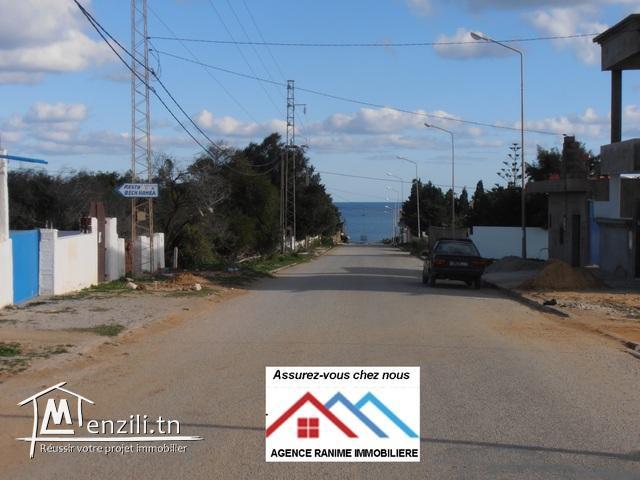 Terrain de 500m² a la plage d’el haouaria