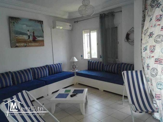 LOCATION D’UN S+2 MEUBLÉE A MREZGA HAMMAMET