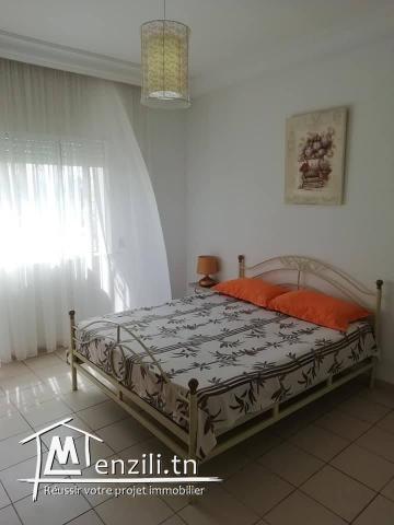 LOCATION D’UN S+2 MEUBLÉE A MREZGA HAMMAMET