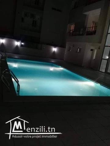 hammamet : a louer studio  bien equipe avec piscine