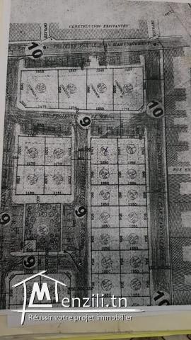 terrain constructible de 150 m² a la mannouba