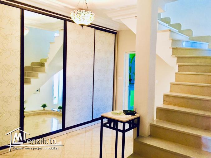 belle maison de 4 étages a cite erriadh cote soltana