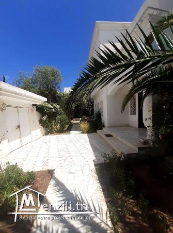 Location d’une villa calme et sécurisé a Gammarth Tunisie