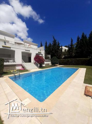 Location d’une villa calme et sécurisé a Gammarth Tunisie