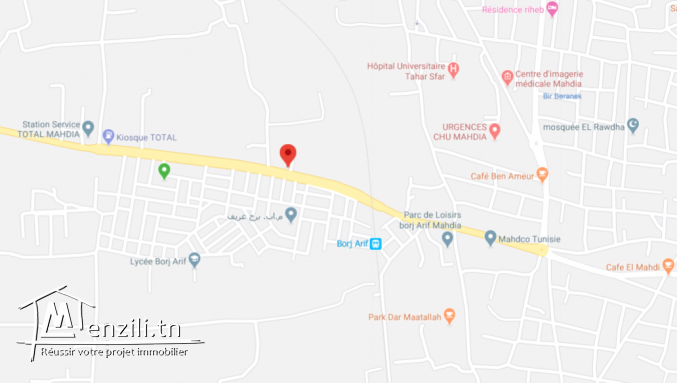 Terrain d’habitation Borj Arif 209 m2