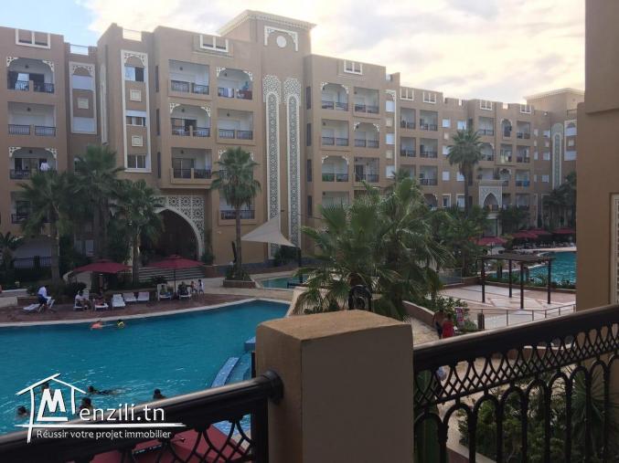 Un appartement à vendre  à la résidence FOLLA AQUA RESORT Chott Meriam