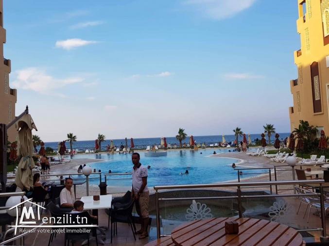 Un appartement à vendre  à la résidence FOLLA AQUA RESORT Chott Meriam