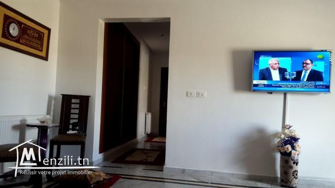 شقة مفروشة مطلة علي البحربالمرازقة الحمامات