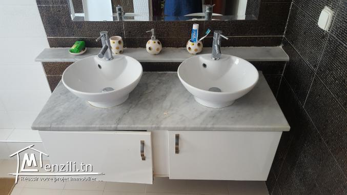 شقة مفروشة مطلة علي البحربالمرازقة الحمامات