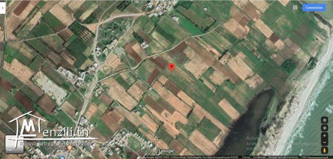 Un terrain à vendre à Lebna plage