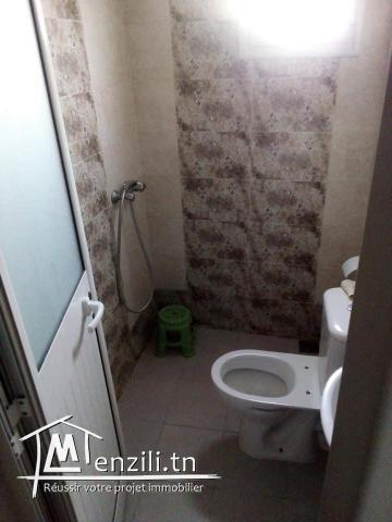 S+2 au rez de chaussée meublé à louer