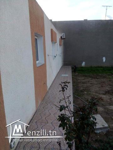 S+2 au rez de chaussée meublé à louer