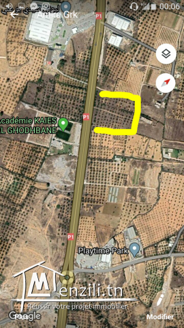 Lot sur route ceinture kalaa