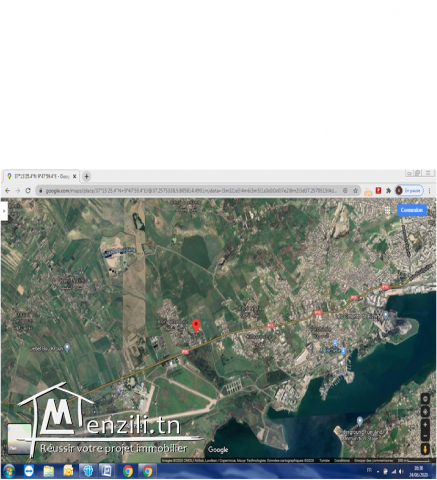 Terrain avec titre foncier de 854 m²