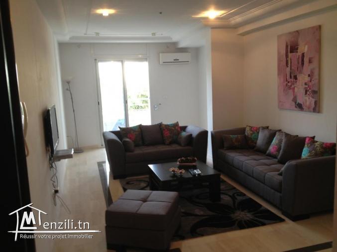 S+2 meublé THS de 120 m2 pour longue durée à Riadh el Andalous