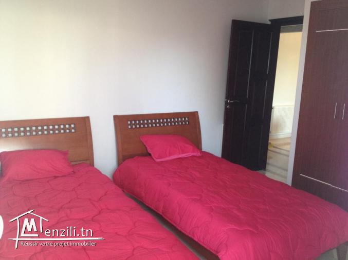 S+2 meublé THS de 120 m2 pour longue durée à Riadh el Andalous