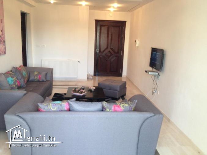 S+2 meublé THS de 120 m2 pour longue durée à Riadh el Andalous