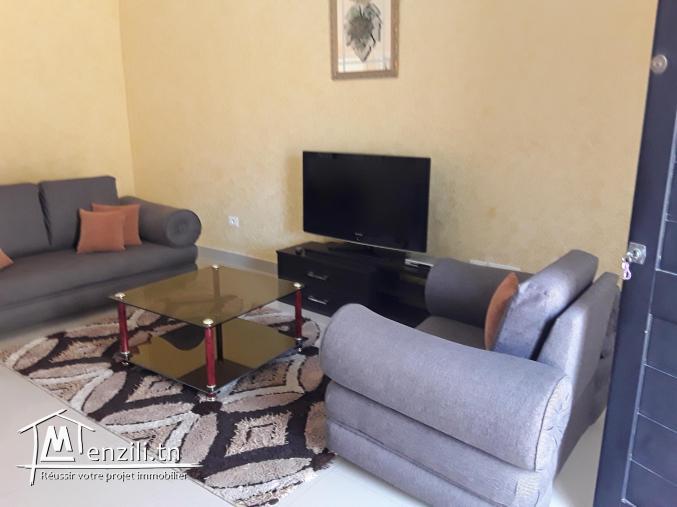A louer appartementS+2 RDC meublé nabeul