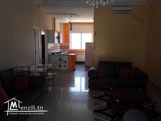 A louer appartementS+2 RDC meublé nabeul